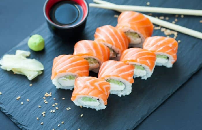 Shrimp Maki Sushi Roll