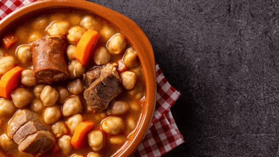 How to Make Andalusian Pork Stew with Potato & Chickpea?