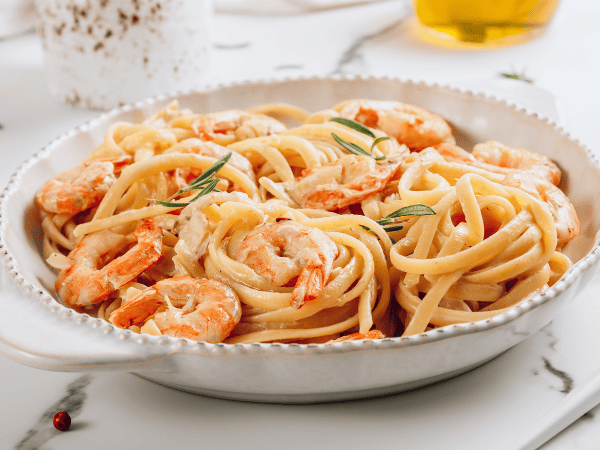 Easy Creamy Cajun Shrimp Pasta